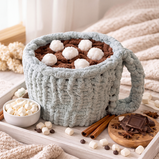 Hot Cocoa Mug Blanket Pattern