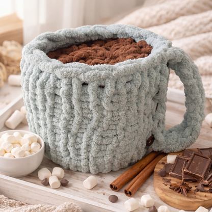 Hot Cocoa Mug Blanket Pattern