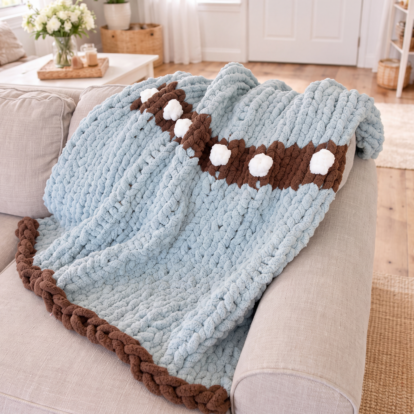 Hot Cocoa Mug Blanket Pattern