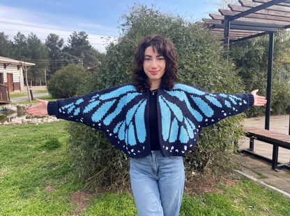 Monarch Butterfly Cardigan Crochet Pattern