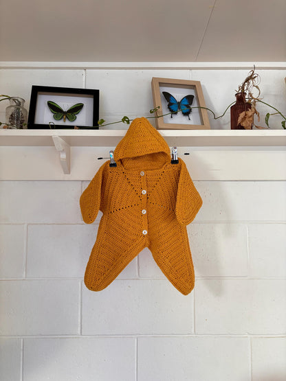 Crochet Baby Star Suit Pattern