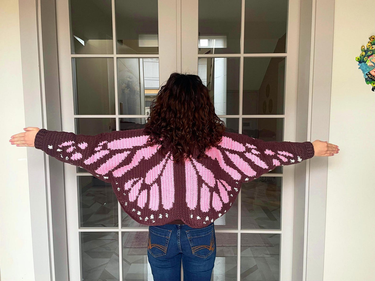 Monarch Butterfly Cardigan Crochet Pattern